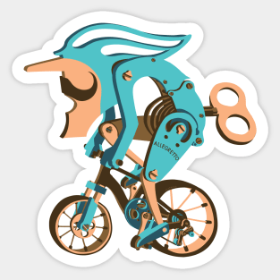 Elegant Clockwork MTB Sticker